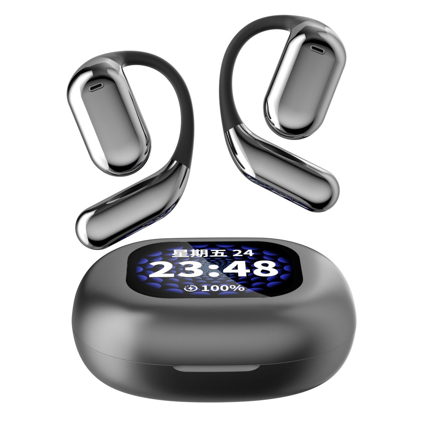 🔥 Bluetooth 5.4 Open-Ear AI Translation Earbuds – Clear Calls, Voice Recording & IPX5 Waterproof