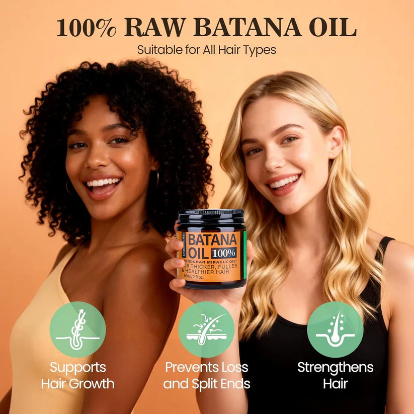 🔥LAST DAY 49%OFF🔥Batana Oil for Hair Growth,Raw Organic Batana Mask from Honduras🌱