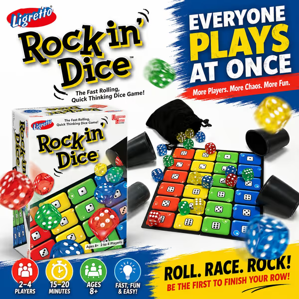 🔥Last Day Sale 50% OFF - 🎲Ligretto Rocking Dice Game