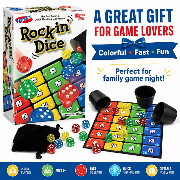 🔥Last Day Sale 50% OFF - 🎲Ligretto Rocking Dice Game