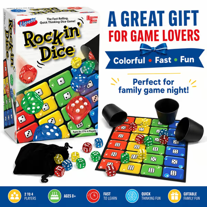🔥Last Day Sale 50% OFF - 🎲Ligretto Rocking Dice Game