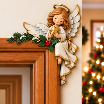 🎅Christmas Peekaboo Door Frame Corner Decor – 3D Holiday Character Decoration🎅