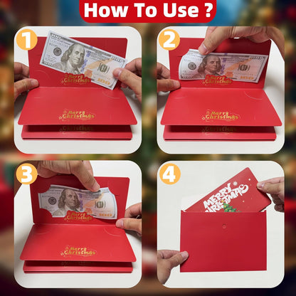 🏆Flash Sale⚡ 50K+ SOLD! Almost Gone- 💸 The Perfect Christmas Cash Gift! 🎄✨ Creative Money Gift Envelope – Make Their Christmas Unforgettable!
