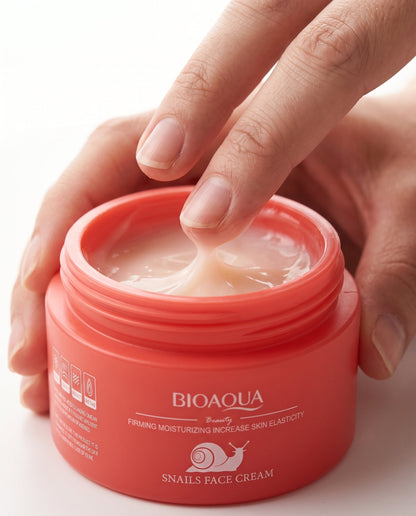 BIOAQUA Snails Face Cream — Crema facial hidratante 60 g