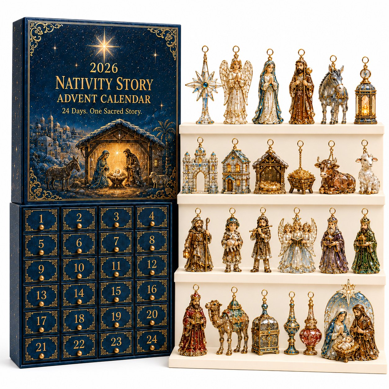 🎅🎅 2026 Christmas Gift 50%Off--✨🎄 2026 Nativity StoryAdvent Calendar - 24 Days ofSacred Christmas Surprises