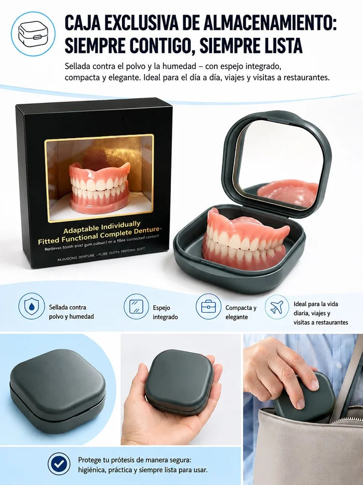 Comfortable and Natural-Looking Dentures for Daily Use