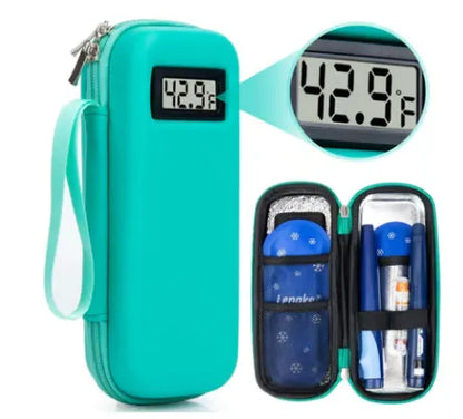 Nsulin Cooler Travel Case ❄️💙 Built-in Temperature Display 🌡️