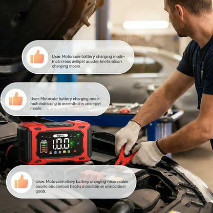 ⏳Time-Limited Special⏰12V 6A Smart Car Battery Charger – Pulse Repair Technology, Auto Maintain & Desulfation⚡