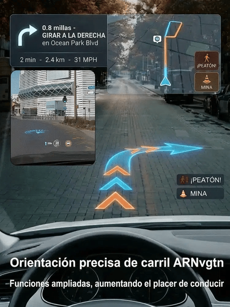 Proyector digital HUD de velocidad GPS para automóvil