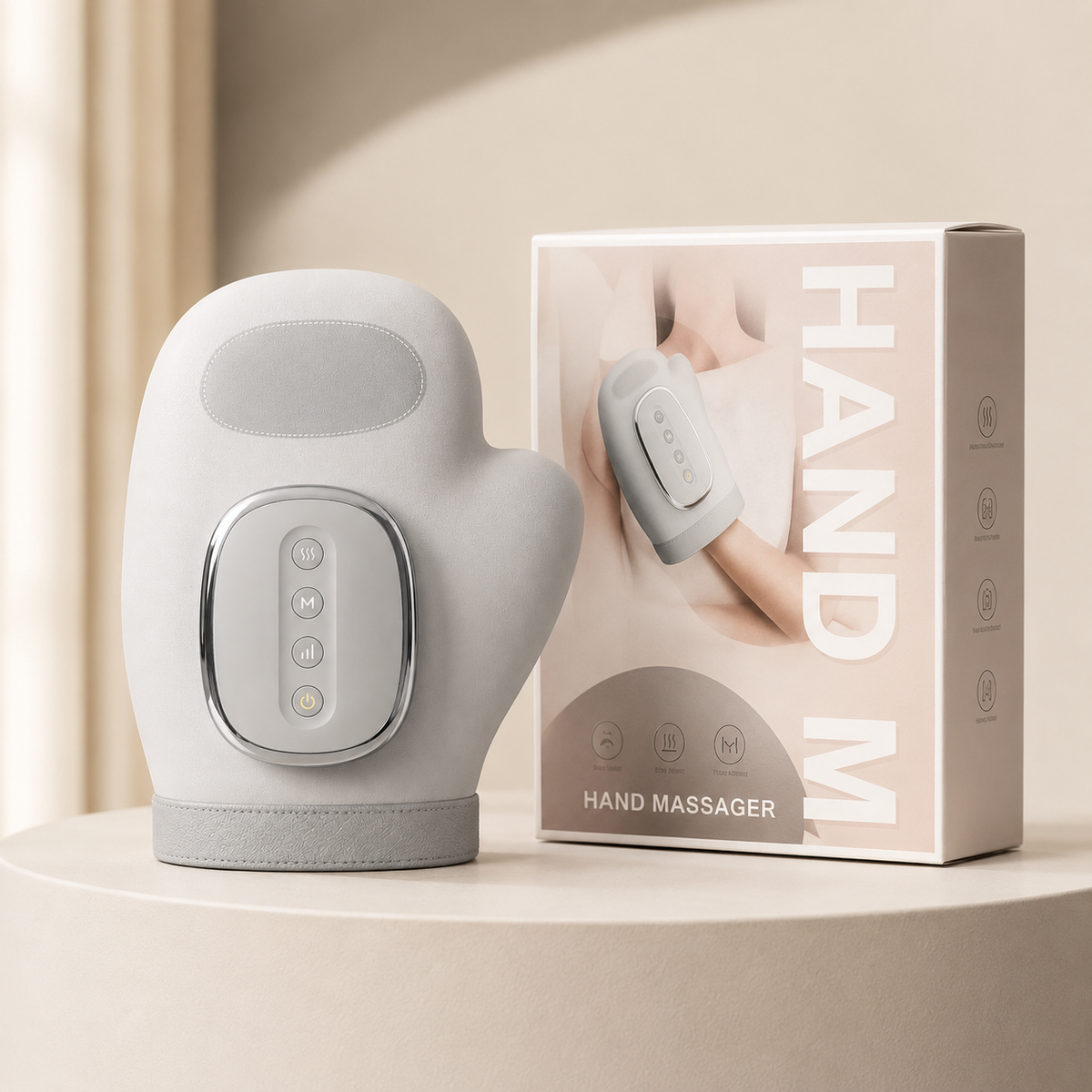 Smart Hand Massager with Heat and Compression