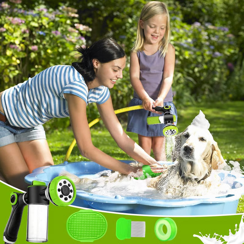 ✨LAST DAY ONLY 49% OFF🔥Pup Jet Dog Wash Hose Nozzle Foam Dog Horse Sprayer Wash Hose Attachment Soap Dispenser Sprayer Dog Bathing Sprayer
