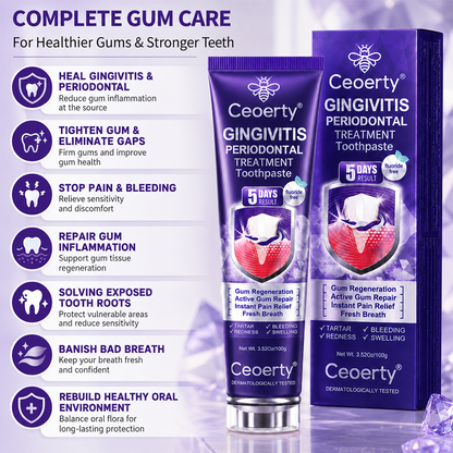 🦷Ceoerty® Gingivitis Periodontal Treatment Toothpaste🏆✨