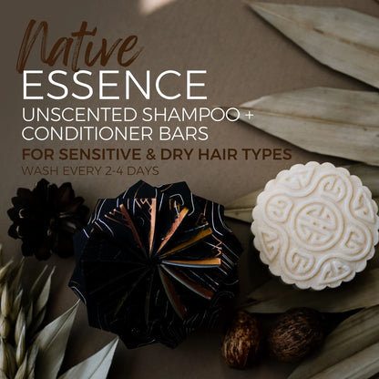 Native Essence Fragrance-Free Shampoo Bar for Sensitive Scalp