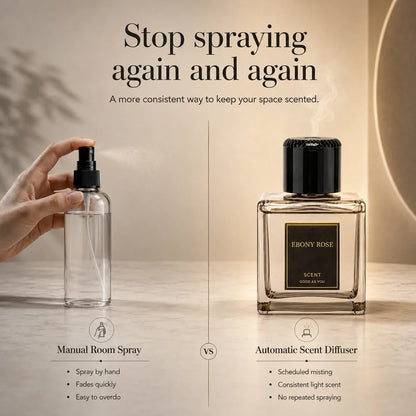 💨Beautiful design. Effortless scent. A better home experience.🏠Plume Automatic Scent Diffuser