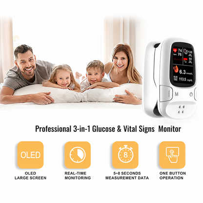 📣Multi-Function Health Monitoring Device✅No Needles. No Pain.✅Fast Results In Seconds✅Monitor Anytime, Anywhere