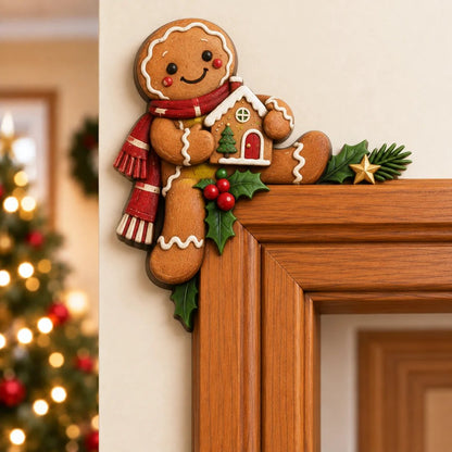 🎅Christmas Peekaboo Door Frame Corner Decor – 3D Holiday Character Decoration🎅