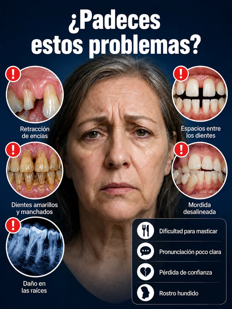 😁🦷 Prótesis dental completa médica certificada por ADA de EE. UU.