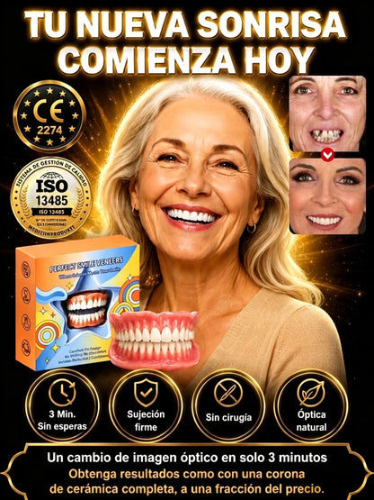 🦷 Dentadura Postiza Tecnológica de Colocación Rápida en 3 Minutos