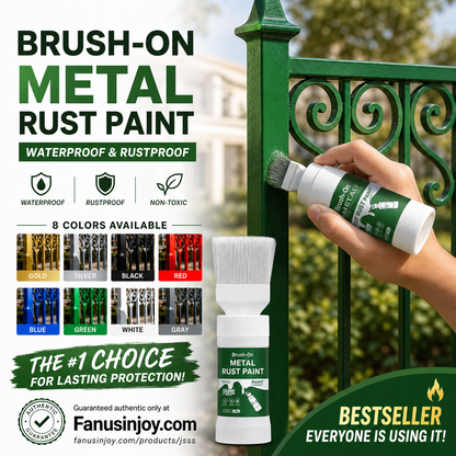 ✨New Arrival-🔥 BUY 1 GET 1 FREE (2 PCS)   🖌️Refresh paint surfaces in one simple spray!✨🏠Water-Based Metallic Silver Paint with Built-in Brush💥👍