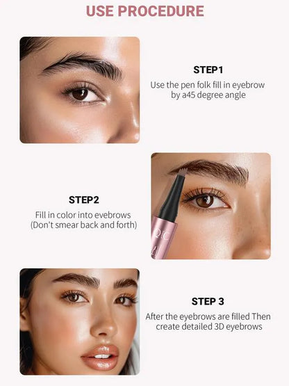 ✨Last Day Buy 1 Get 1 Free🖌️ Waterproof Micro-Fork Brow Pencil – Natural Hair-Like Brows