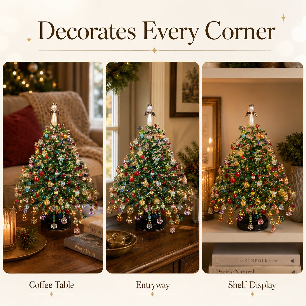 🎅 DIY Beaded Christmas Tree Kit – Create a Sparkling Holiday Decoration 🎄🎁