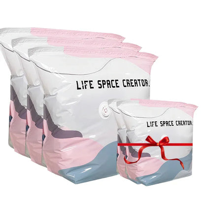 📦【4 items】 Large-Capacity Vacuum Bags – No Pump Needed! 💨✨