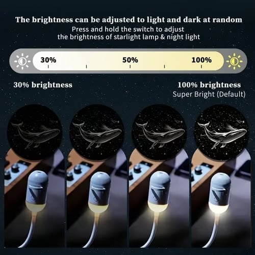 ✨ Plug-and-Play HD Star Projector