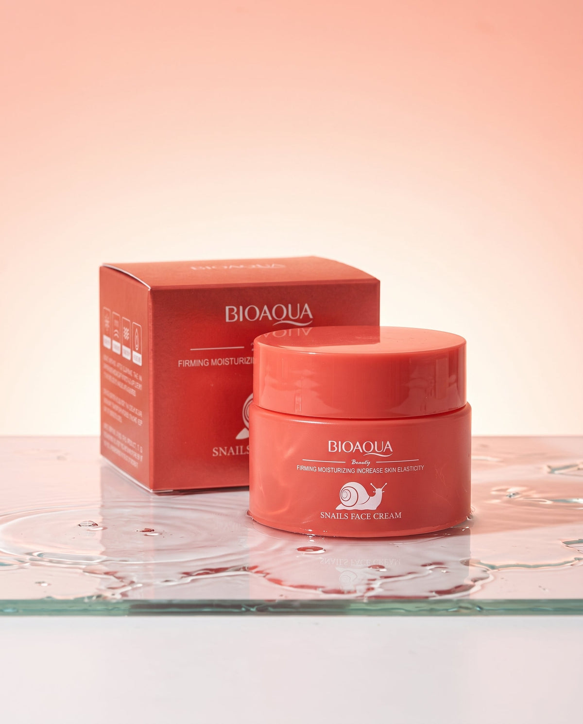 BIOAQUA Snails Face Cream — Crema facial hidratante 60 g