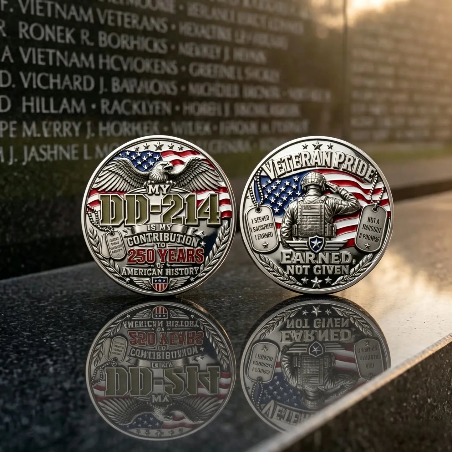 DD-214 Veteran 3D Embroidered Cap - “IT'S A VETERAN THING YOU WOULDN'T UNDERSTAND”🎁 Free Honor Coin With Every Cap Purchase