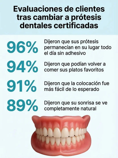 Set de dentaduras completas superior e inferior Sonrisa Confiada