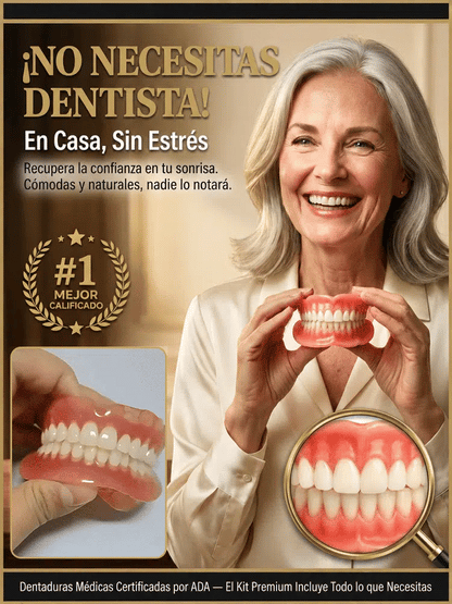 😁🦷 Prótesis dental completa médica certificada por ADA de EE. UU.