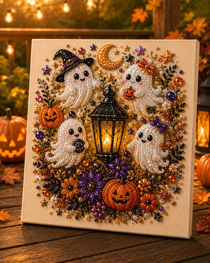 Last Day 60% OFF ✨ Halloween Pearl Art DIY Kit – Turn Tiny Pearls into Spooky-Cute Magic