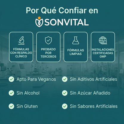 Nueva Fórmula de Máxima Potencia – Drenaje Linfático de SONVITAL™