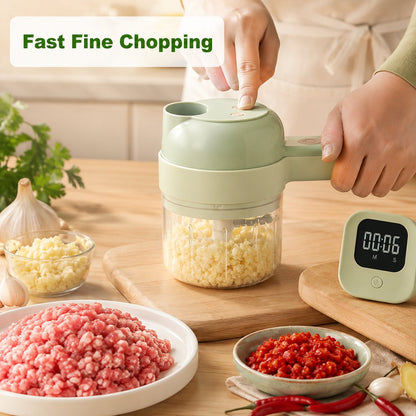 🥗Cordless Food Processor for Slicing, Mincing, Peeling & Whipping — One Tool, Endless Kitchen Possibilities! 🍳✨