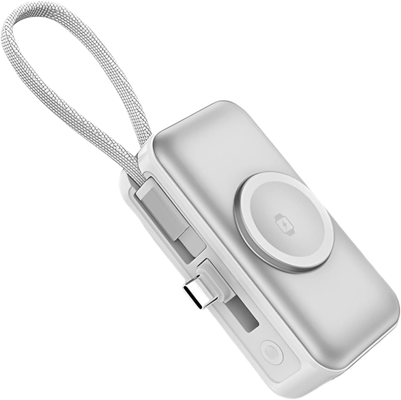 Portable Magnetic Earphone Charger Mini Battery Pack Fast Charging Case