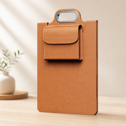 💼The All-In-One Mobile Workstation Sleeve | Built-In 15W Multi-Device Wireless Charger, Ergonomic Laptop Stand & Mousepad (Fits up to 16")