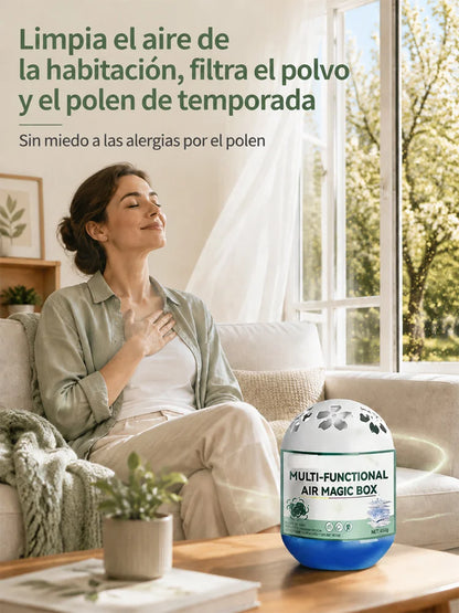 Caja eliminadora de polvo de nivel micrométrico