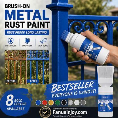 ✨New Arrival-🔥 BUY 1 GET 1 FREE (2 PCS)   🖌️Refresh paint surfaces in one simple spray!✨🏠Water-Based Metallic Silver Paint with Built-in Brush💥👍