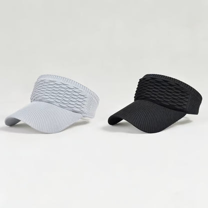 2-Pack Women's High Ponytail Sun Visor Hats