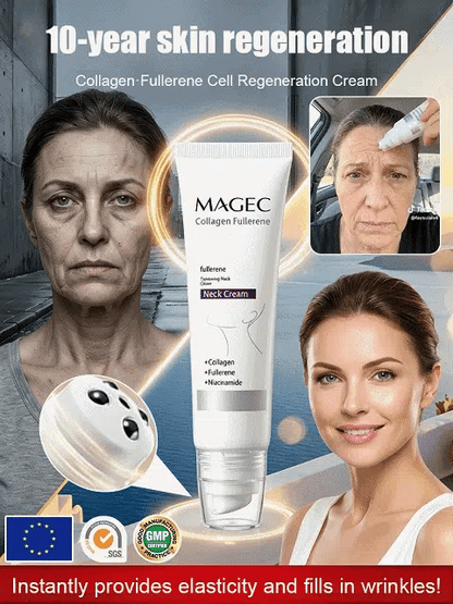 🔥【10-Year Rejuvenation】A cream infused with collagen and fullerene to promote cell regeneration.