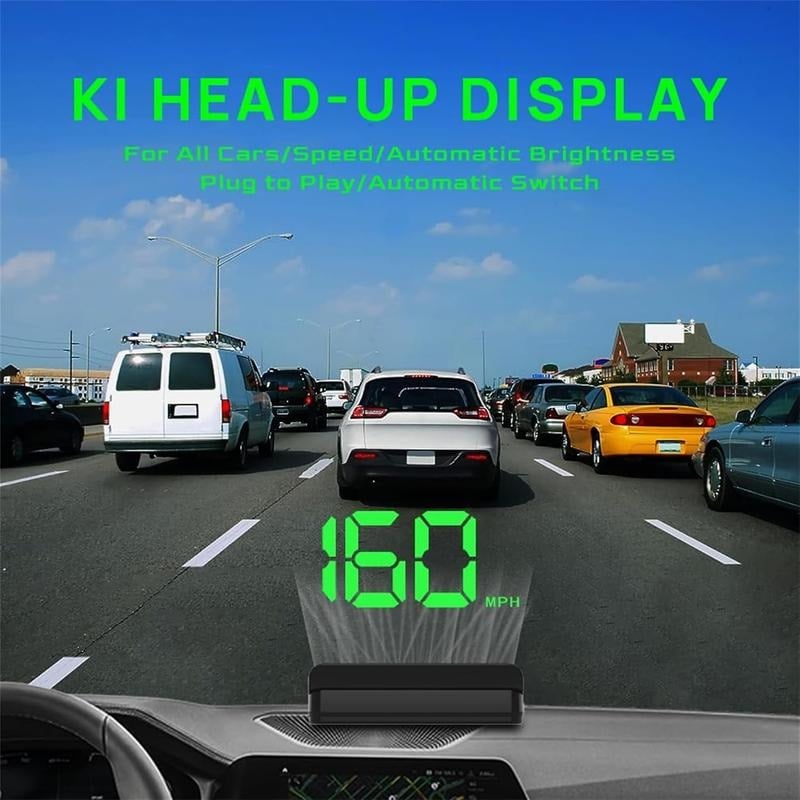 🔥New 2026 Model🚗 GPS Head-Up Display Speedometer – Digital HUD for Cars, Trucks & Motorcycles