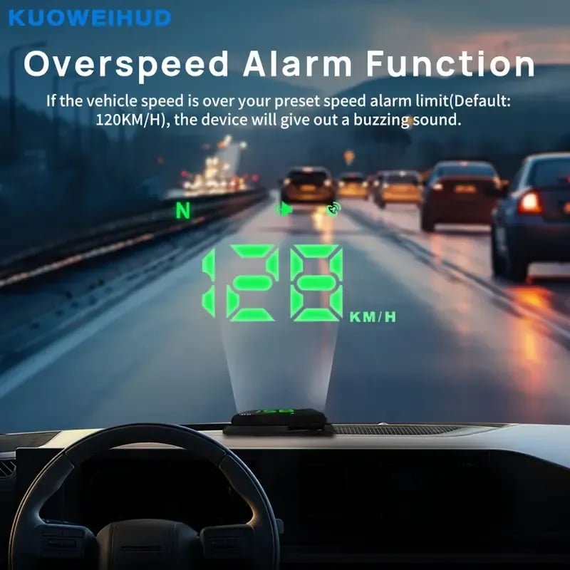 🔥New 2026 Model🚗 GPS Head-Up Display Speedometer – Digital HUD for Cars, Trucks & Motorcycles