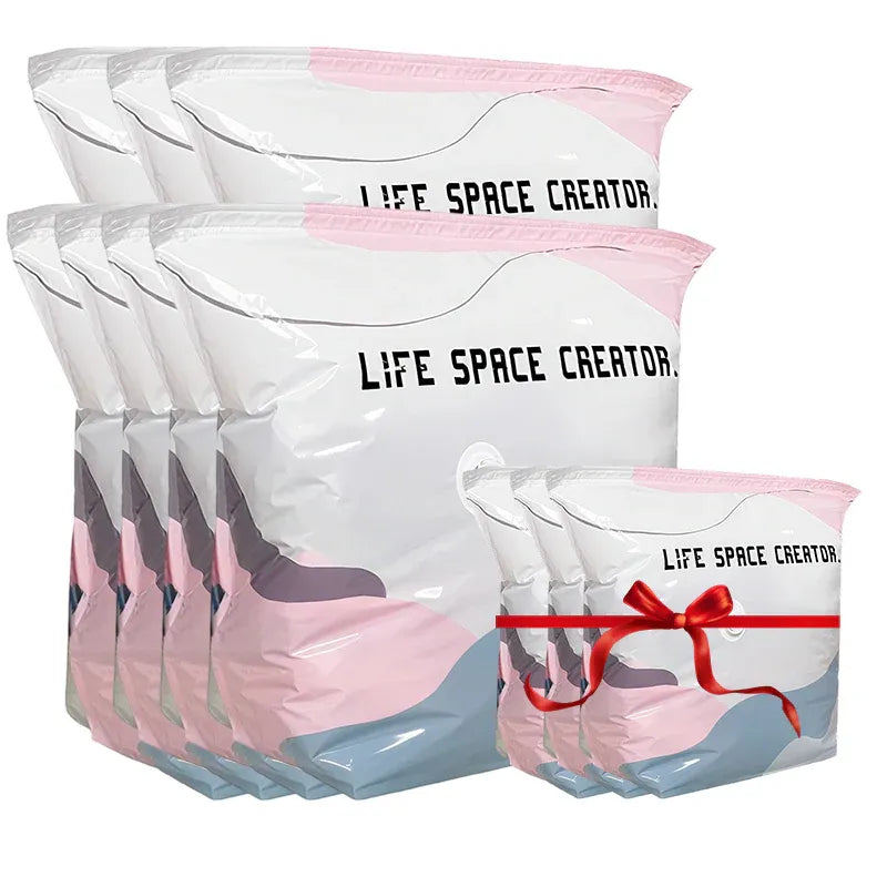 📦【4 items】 Large-Capacity Vacuum Bags – No Pump Needed! 💨✨