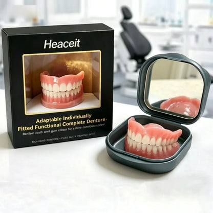 German Medical-Grade Snap-In Full Dentures