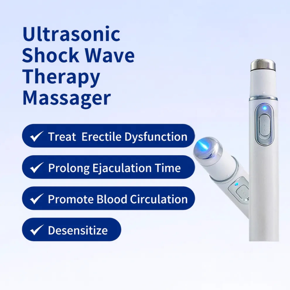 💪Advanced Acoustic Shockwave Therapy restores penile tissue health to enhance rise rigidity, stamina, and male performance confidence, relieving muscle pain, joint stiffness, tendon discomfort