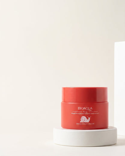 BIOAQUA Snails Face Cream — Crema facial hidratante 60 g