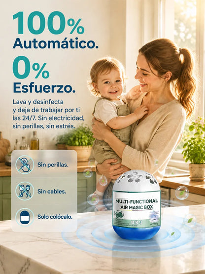 Caja eliminadora de polvo de nivel micrométrico