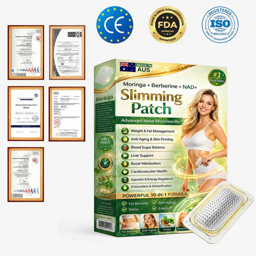NEW 2026 UPGRADE🏆 Berberine Slimming Microneedle Patch | 10-in-1 Weight Management Support