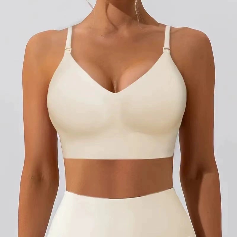 🏆Last Day 49% OFF🔥Women's Solid Color Wireless Backless Bra