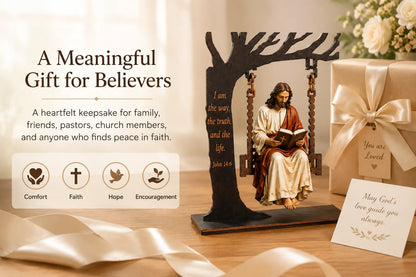 🔥✝️📚Christian Jesus Swing Ornament